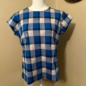 Ann Taylor Plaid Top